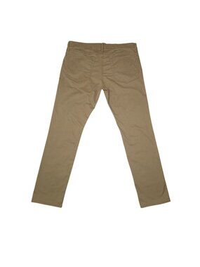 U.S. Polo Assn. Mens Khaki Straight-Leg Stretch Pants Size 32X31 Cotton Blend